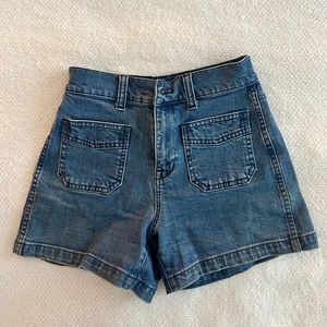 Madewell High Rise Denim Shorts